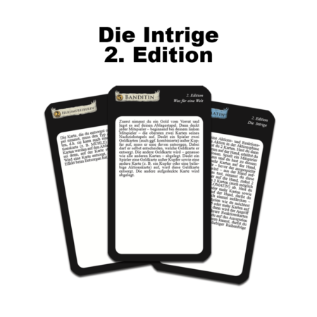 7 Trennkarten "2te Edition Dominion Die Intrige " für Dominion-Koffer! 